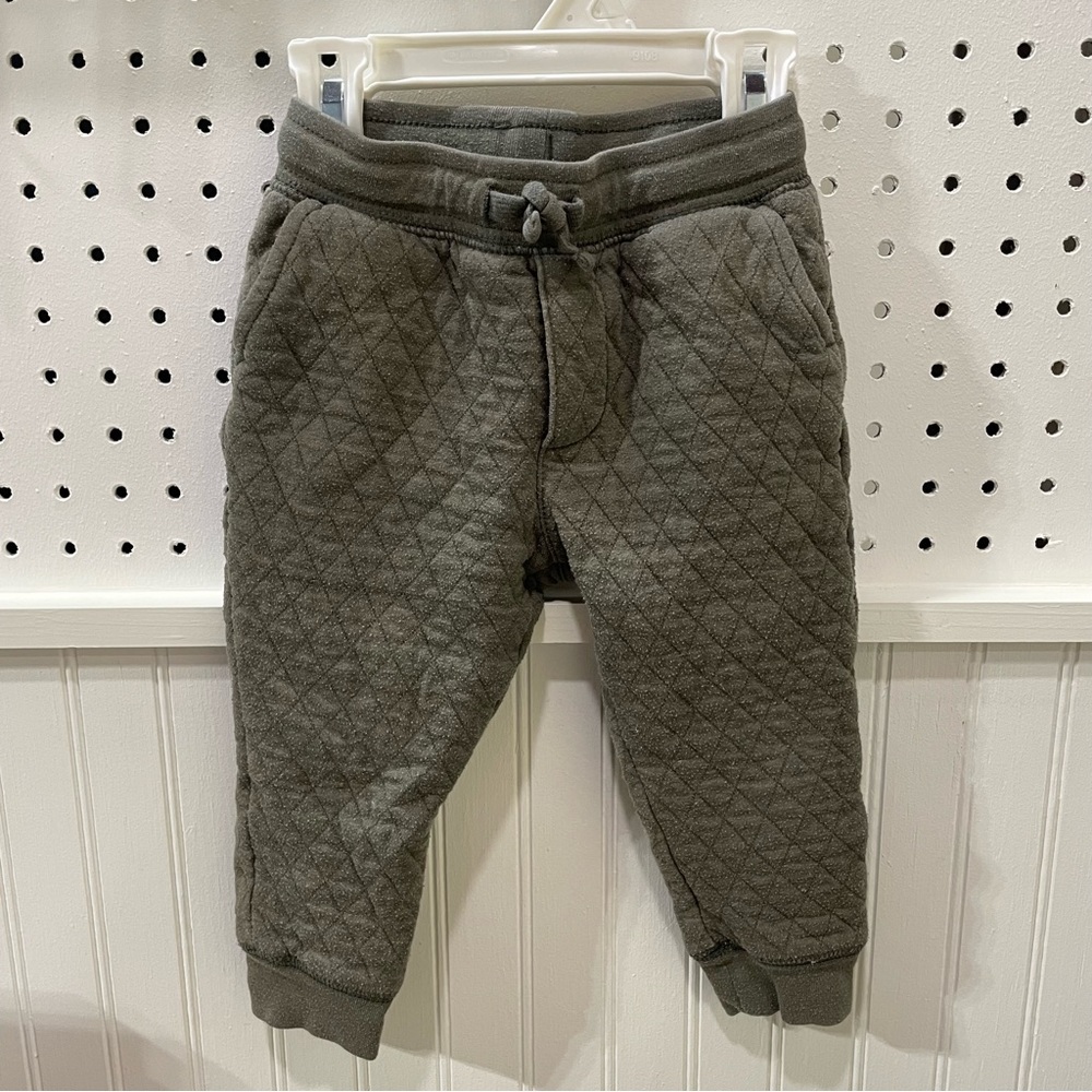 Oshkosh baby quilted green pants
